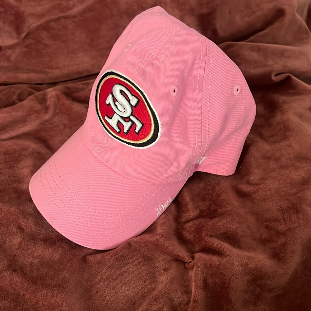 Pink 49ers women’s cap